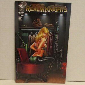 Grimm Fairy Tales Realm Knights #2 Cover C Medium Black White Red Comic Book